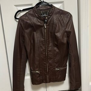 Express faux leather jacket